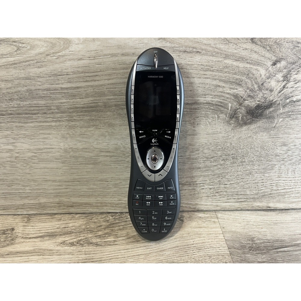 Logitech Harmony 880 Universal Remote‎ Control No Charging Dock No Cord